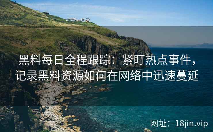 黑料每日全程跟踪：紧盯热点事件，记录黑料资源如何在网络中迅速蔓延