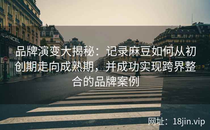 品牌演变大揭秘：记录麻豆如何从初创期走向成熟期，并成功实现跨界整合的品牌案例